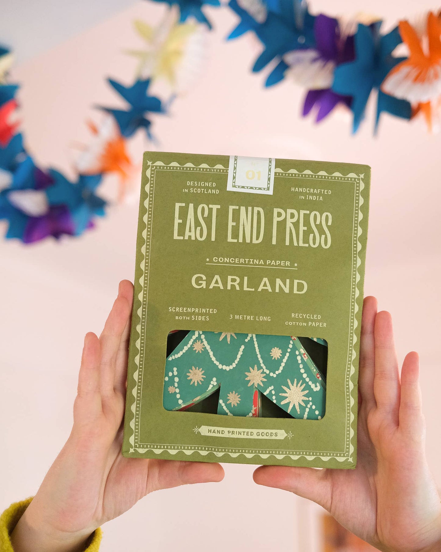 Christmas Trees Concertina Garland · East End Press