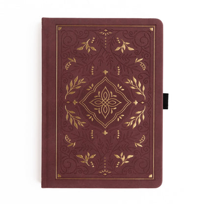 Storybook in Plum A5 Dot Grid Notebook · Archer & Olive