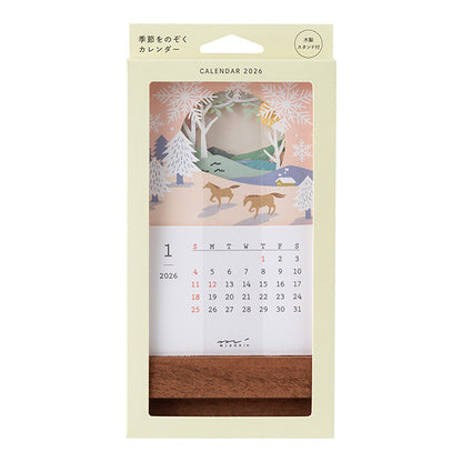 2026 Landscapes Stand Calendar · Midori