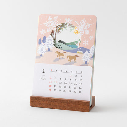 2026 Landscapes Stand Calendar · Midori