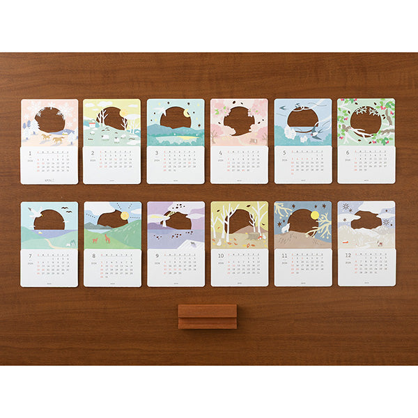2026 Landscapes Stand Calendar · Midori