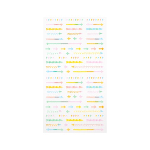 Pastel Arrows - Midori Planner Sticker Sheet