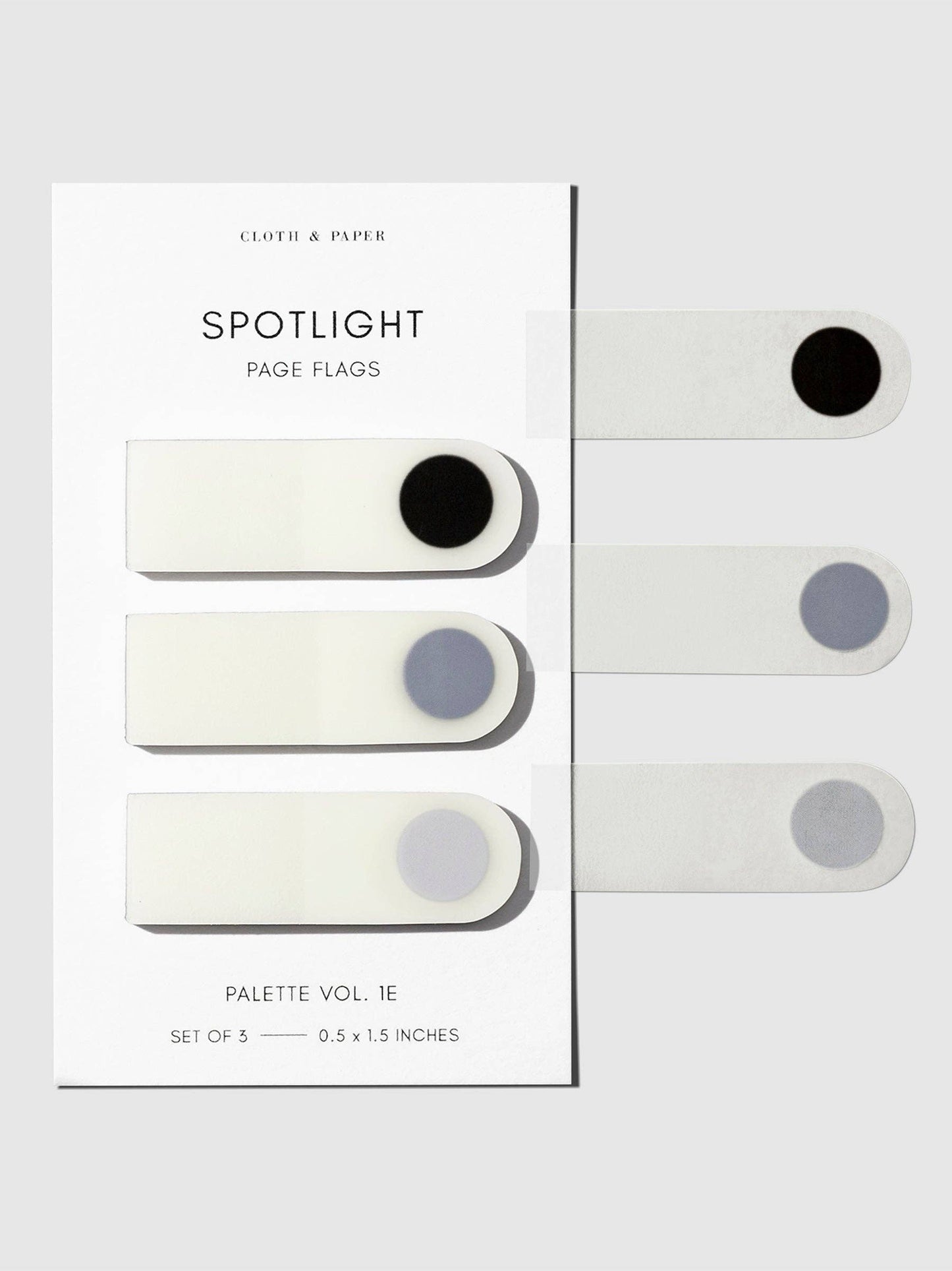 Vol. 1E Spotlight Page Flag Set · Cloth & Paper