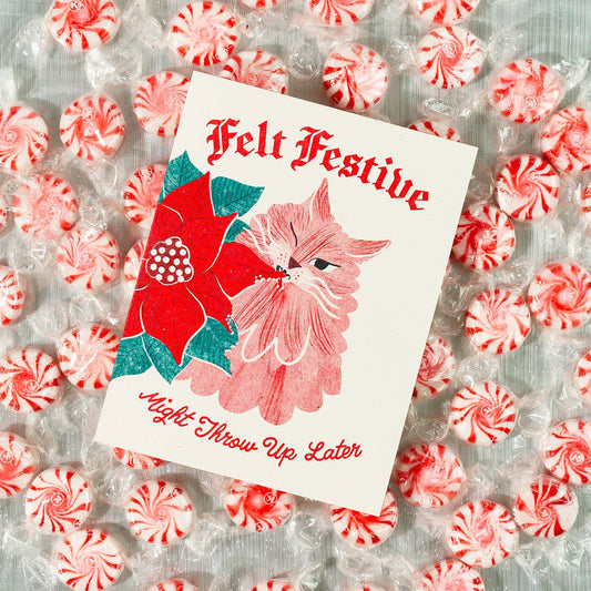 Felt Festive Holiday Card · Bromstad Printing Co.