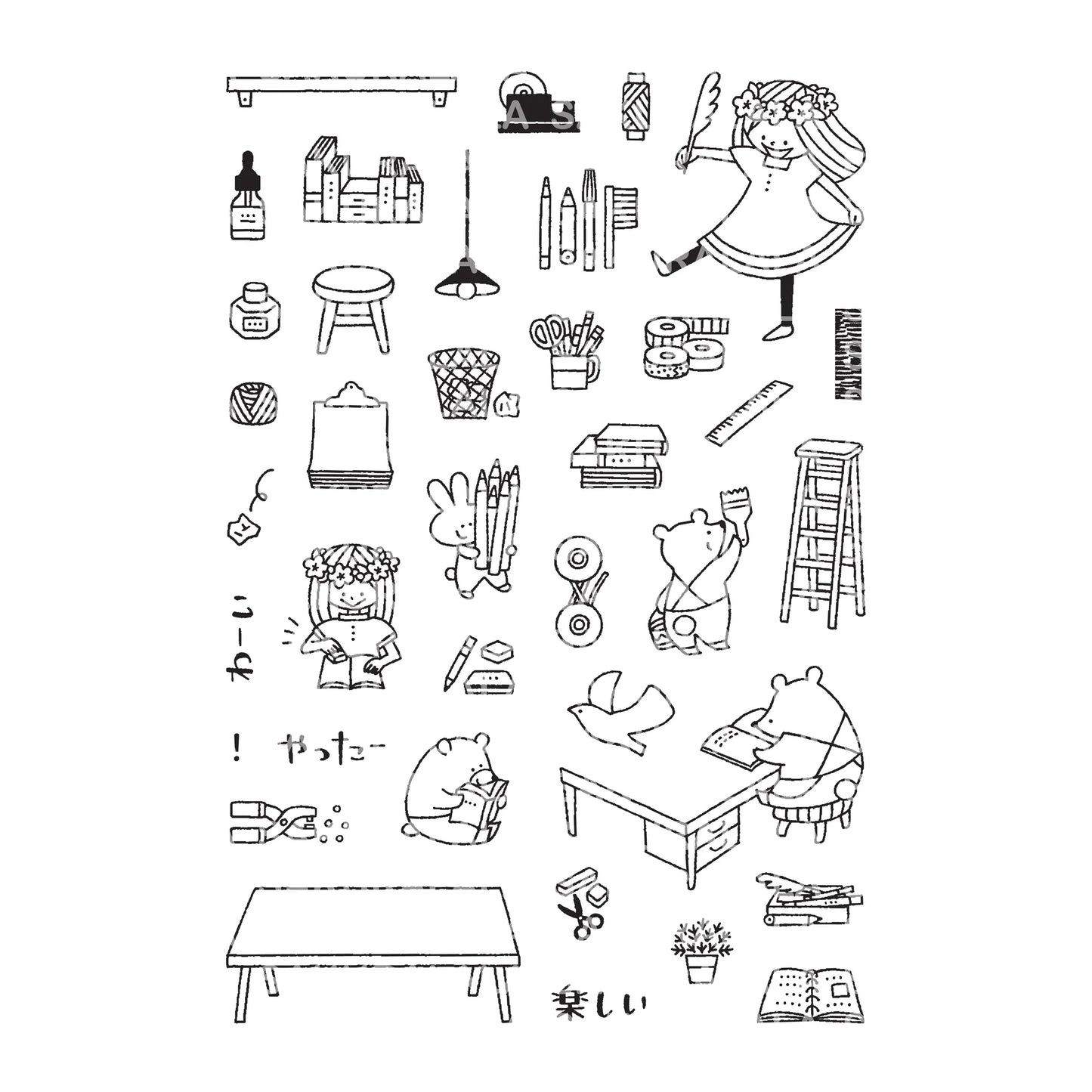 365: Craft Shop Clear Stamps · Sakuralala