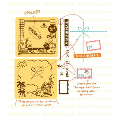 365: Oh, Hello There Clear Stamps · Sakuralala