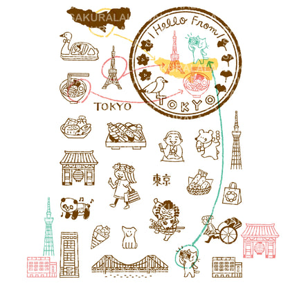 365: Tokyo Clear Stamps · Sakuralala
