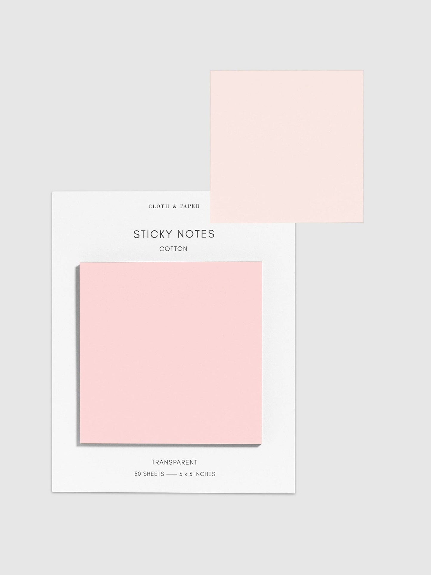 Transparent Sorbet Sticky Notes · Cloth & Paper