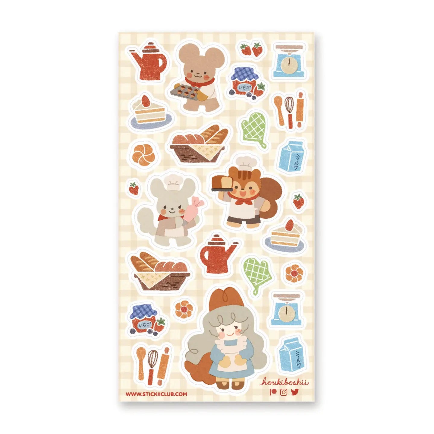 Cheery Baking Sticker Sheet · STICKII