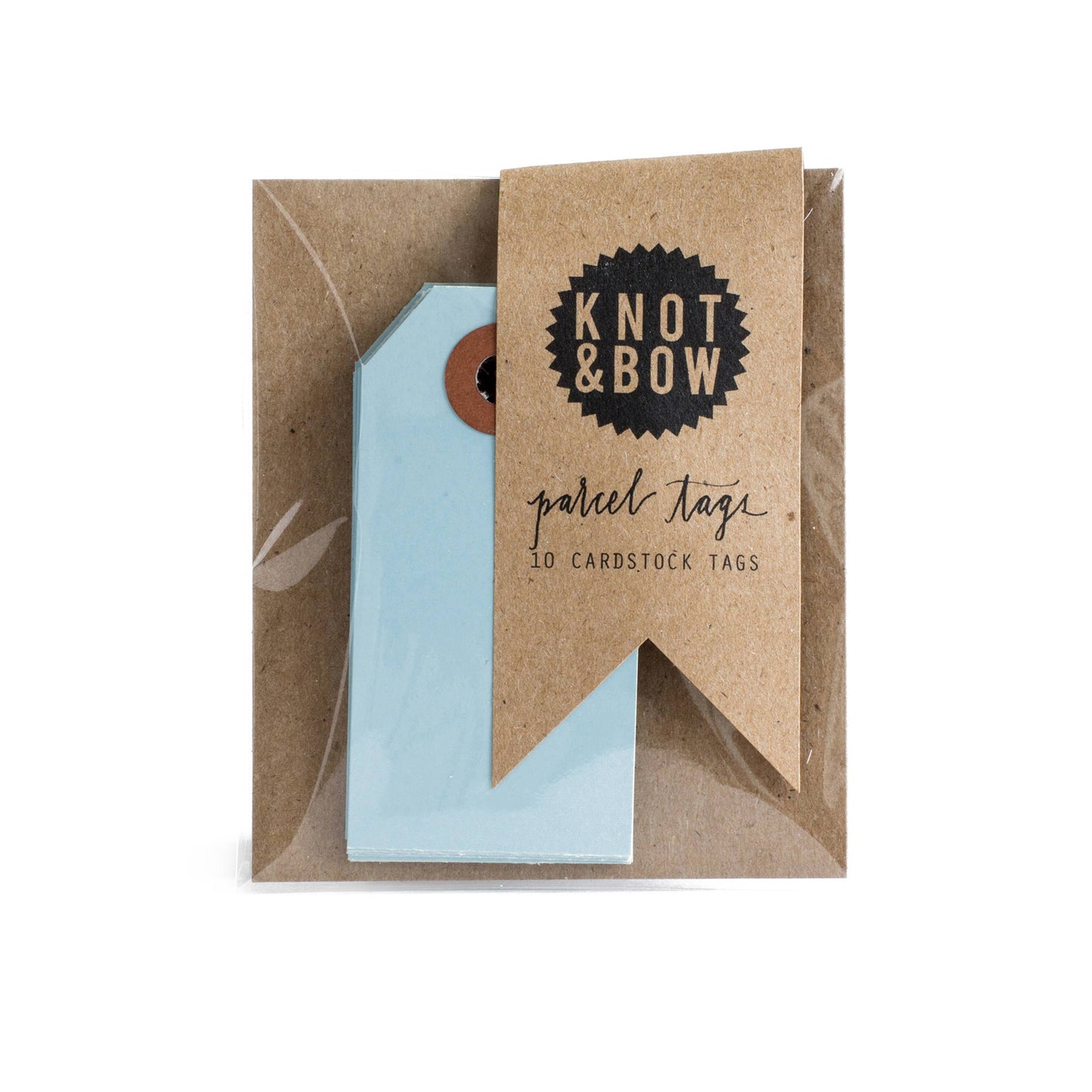 Light Blue Parcel Tags · Knot & Bow