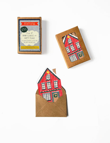 Red Cottage Mini Cards《Box of 6》 · Isatopia