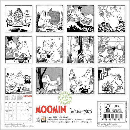 Moomin 2026 Mini Wall Calendar