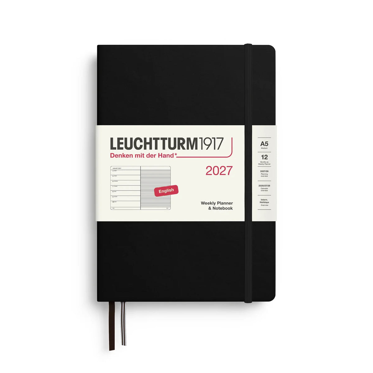 2027 A5 Weekly Planner & Notebook · Leuchtturm1917