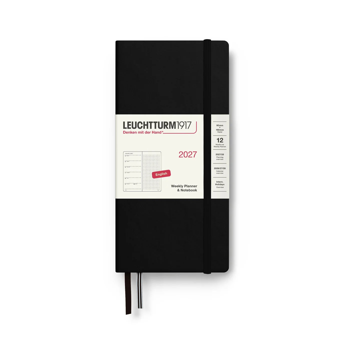 2027 Wallet Sized Weekly Planner & Notebook · Leuchtturm1917