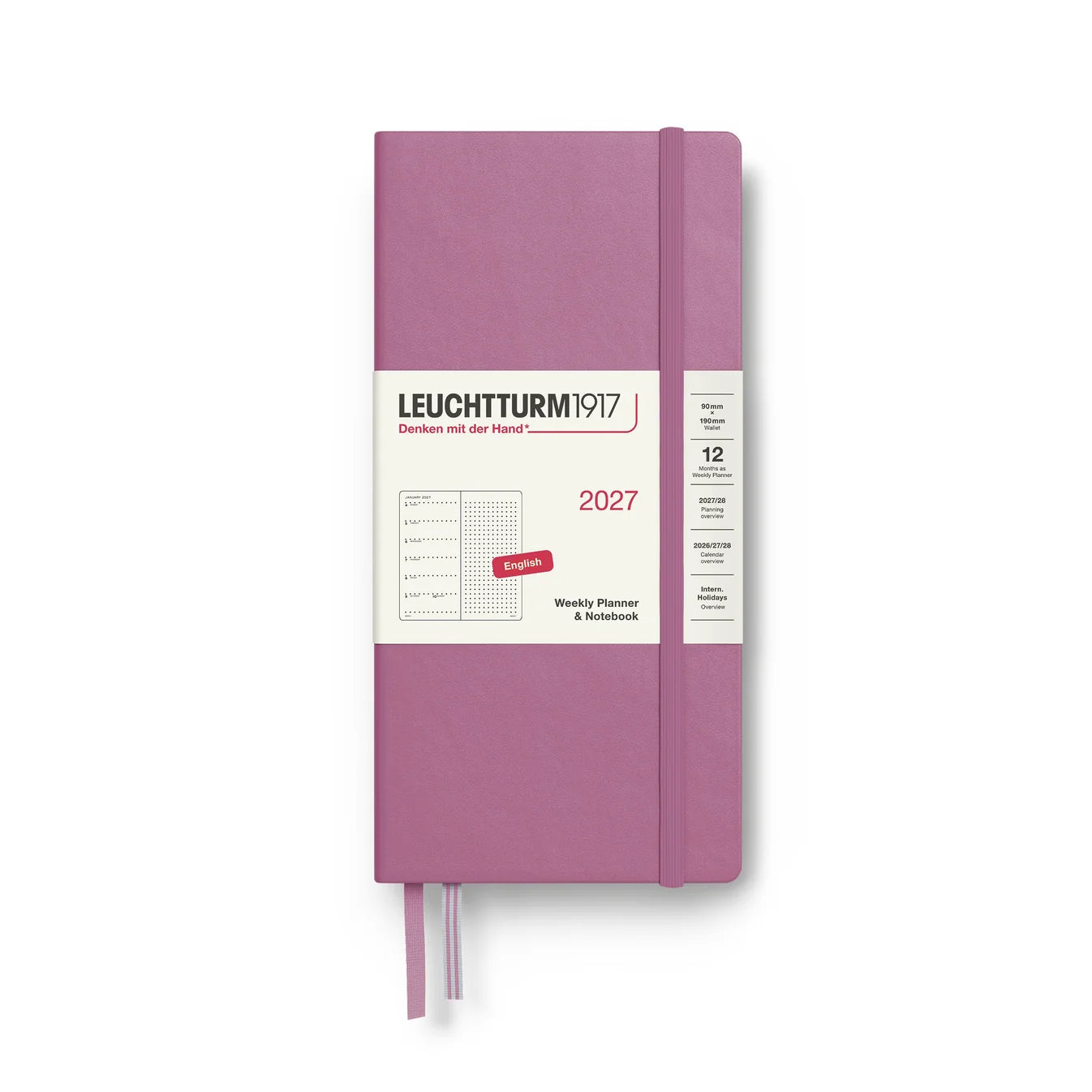 2027 Wallet Sized Weekly Planner & Notebook · Leuchtturm1917