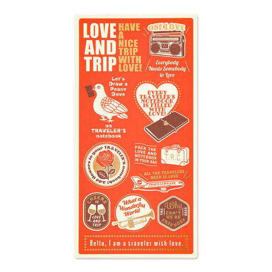 2025 TRAVELER'S Diary Plastic Sheet (Regular Size)