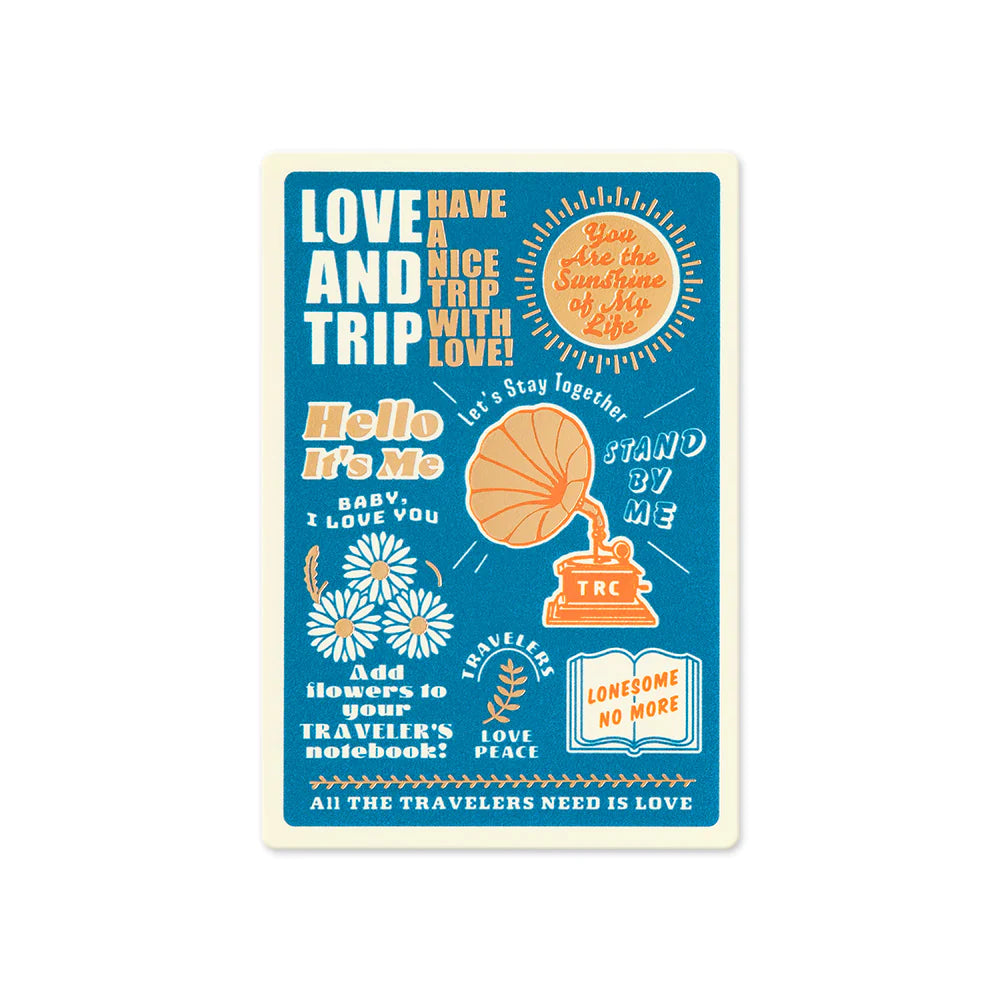 2025 TRAVELER'S Diary Plastic Sheet (Passport Size)