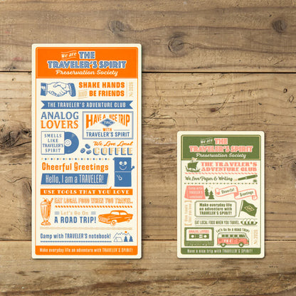 2026 TRAVELER'S Diary Plastic Sheet (Regular Size)