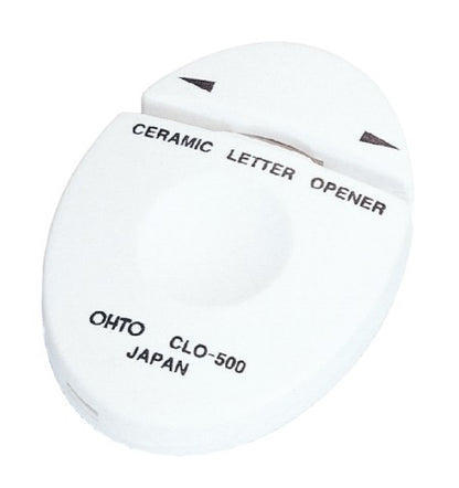 OHTO Coro Ceramic Letter Opener - White