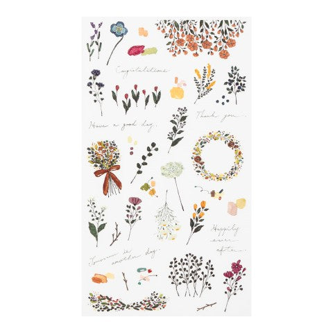 Flower Transfer Sticker Sheet · Midori