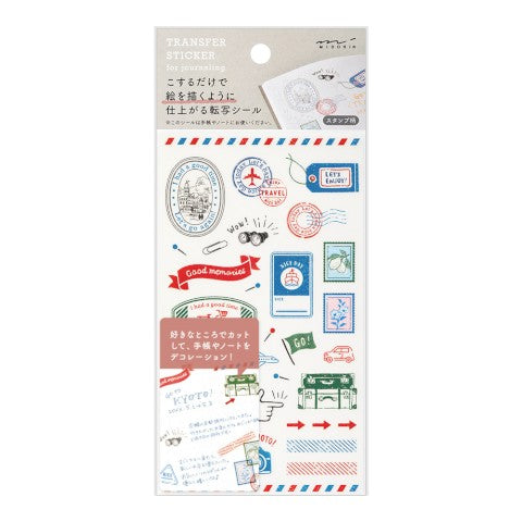 Midori Transfer Sticker Sheet - Postage