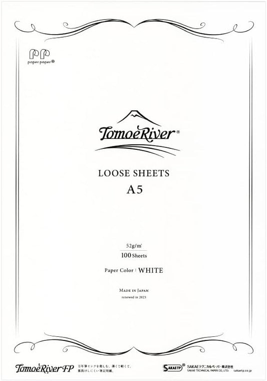 FP A5 White Loose Leaf Paper / Blank · Tomoe River