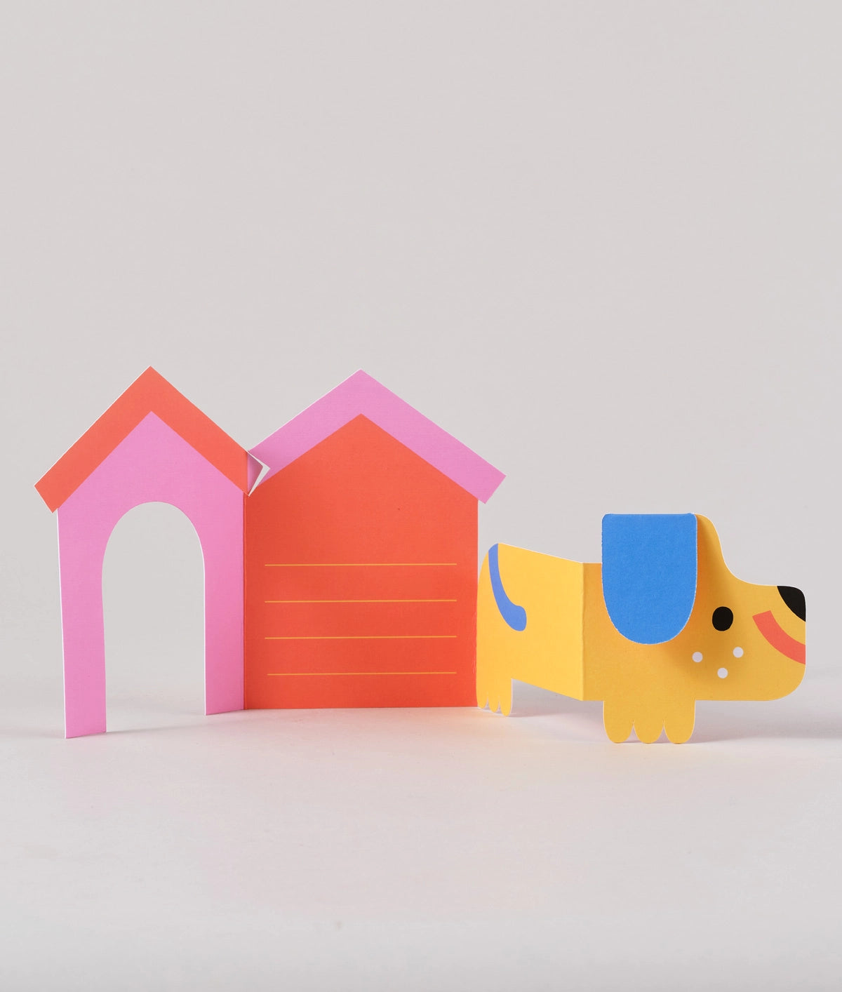 Dog in House Fold Out Kid's Birthday Card · Wrap