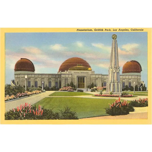 Griffith Park Planetarium · Vintage Image Postcard