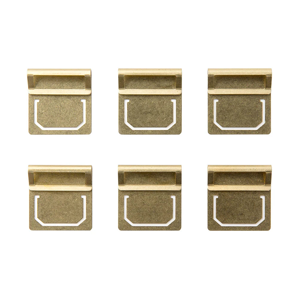 Traveler's Company Brass Index Clips