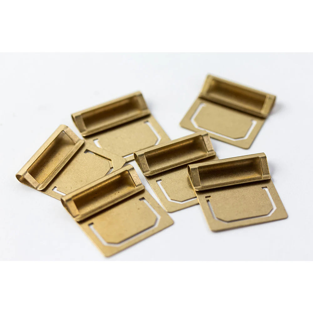 Traveler's Company Brass Index Clips