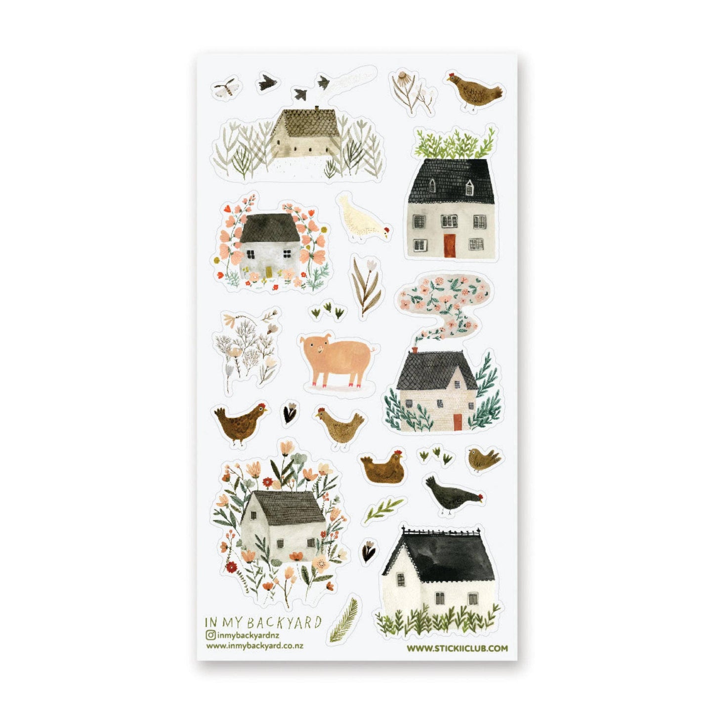Little Farmhouse Sticker Sheet · STICKII