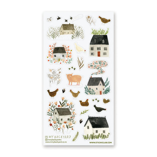 Little Farmhouse Sticker Sheet · STICKII