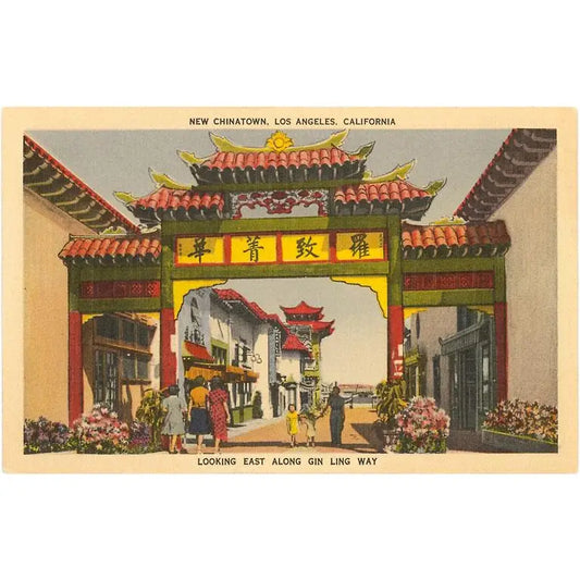 New Chinatown · Vintage Image Postcard