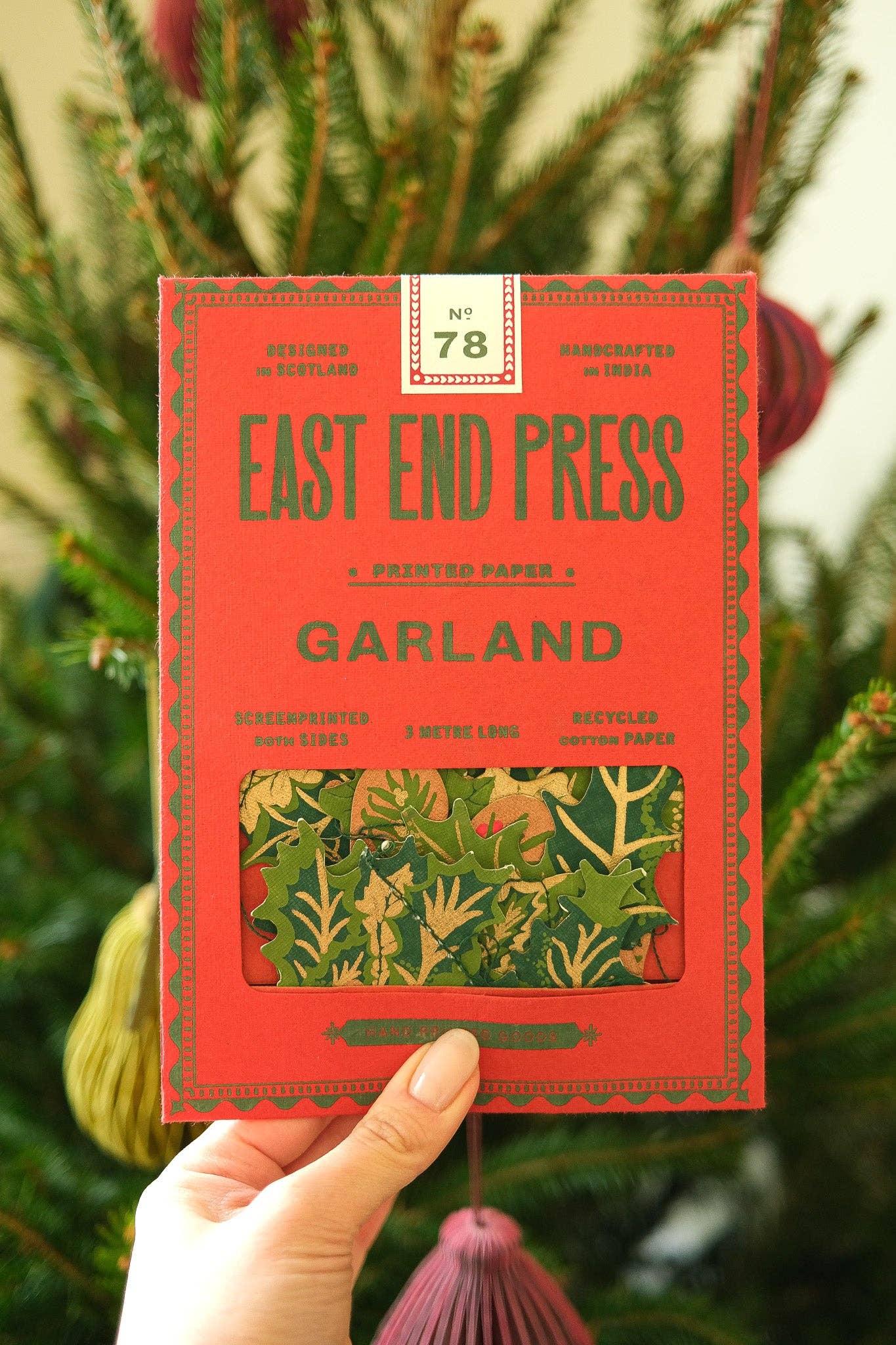 Holly and Ivy Sewn Garland · East End Press