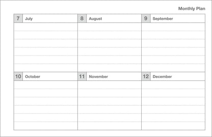 Mark's Day Free Weekly Schedule《Dark Green》