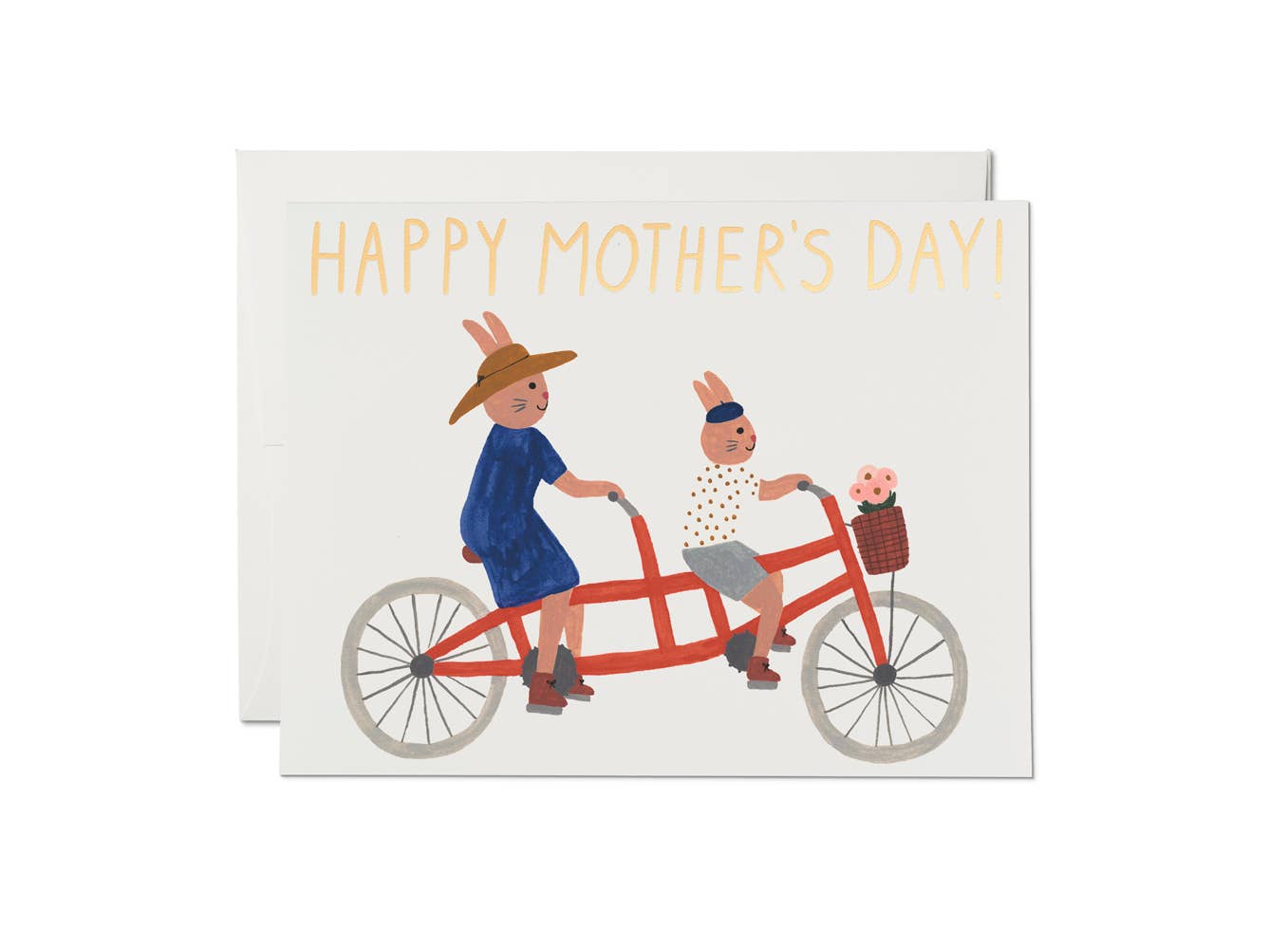 Tandem Bunnies Morther's Day Card · Red Cap Cards