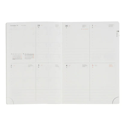 Rollbahn 2026 Point Weekly Planner Pocket Book 《A6》