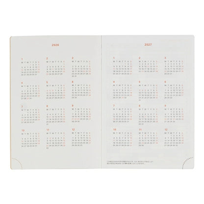 Rollbahn 2026 Point Weekly Planner Pocket Book 《A6》