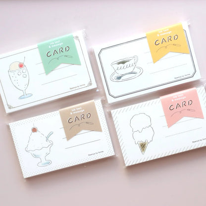 Ice Cream Ink Swatching Cards · forme.