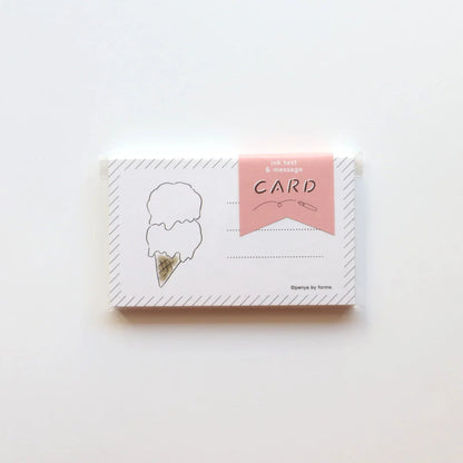 Ice Cream Ink Swatching Cards · forme.