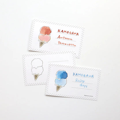Ice Cream Ink Swatching Cards · forme.