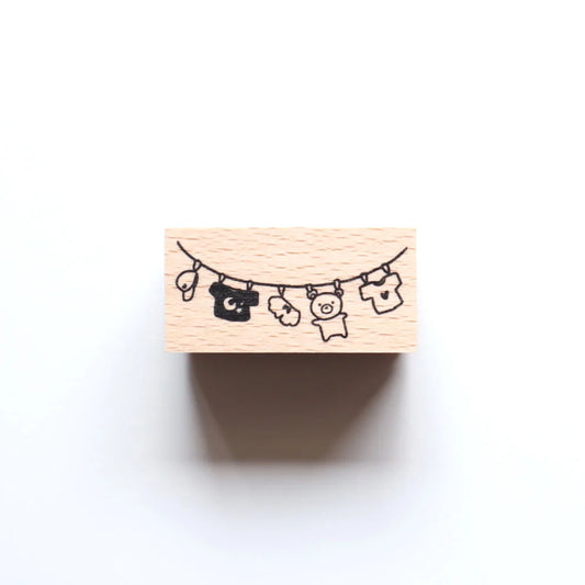 kumababy Laundry Rubber Stamp · forme.