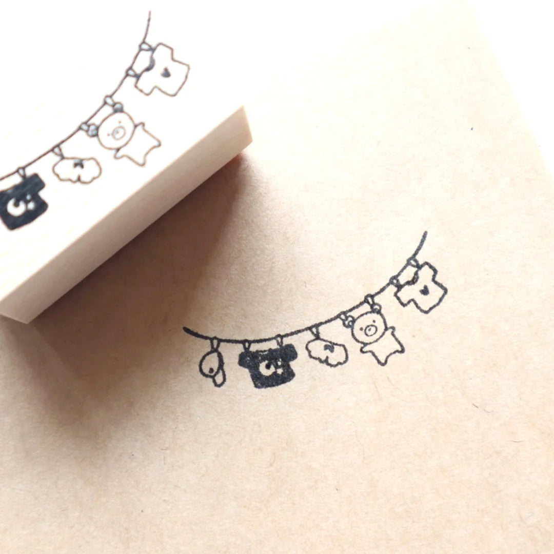 kumababy Laundry Rubber Stamp · forme.