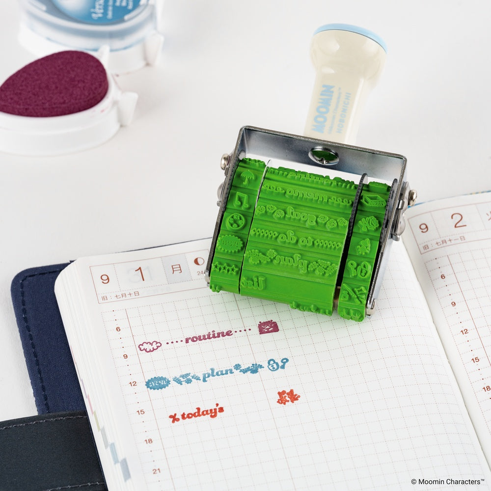 Moomin Rotating Stamp for the Techo · Hobonichi x Sanby
