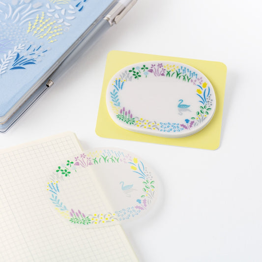 Yuri Sanae: See-Through Sticky Notes (Forest Lake) · Hobonichi