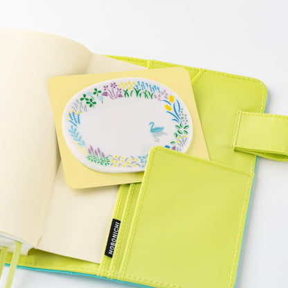 Yuri Sanae: See-Through Sticky Notes (Forest Lake) · Hobonichi