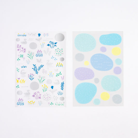 Yuri Sanae: Forest Lake Layering Stickers · Hobonichi