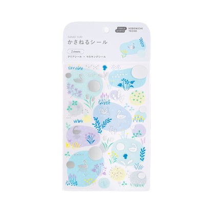 Yuri Sanae: Forest Lake Layering Stickers · Hobonichi