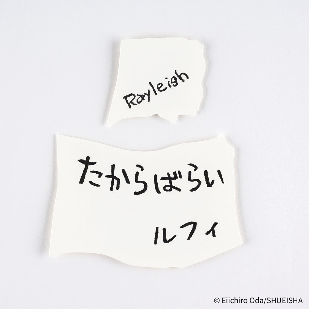 ONE PIECE magazine: Vivre Card & Treasure Tab Letterpress Printed Card · Hobonichi