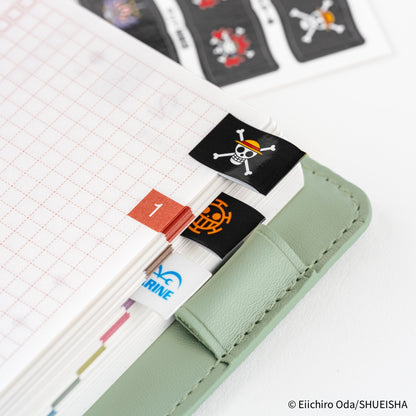 ONE PIECE magazine: Pirate Flag Index Stickers · Hobonich